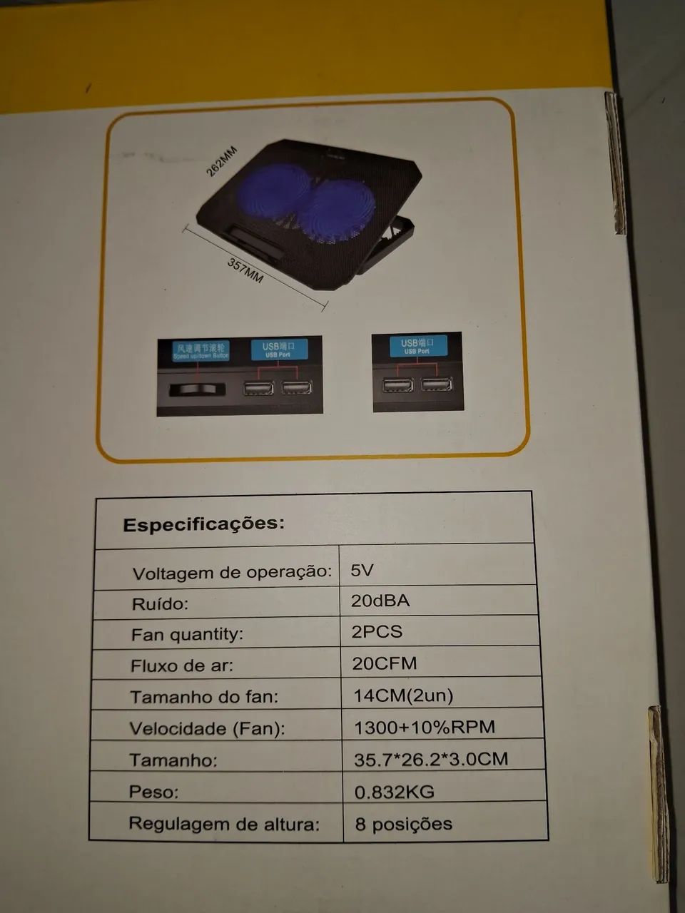 Base Refrigerada para Notebook  B-Max  BM-763 - Foto 4