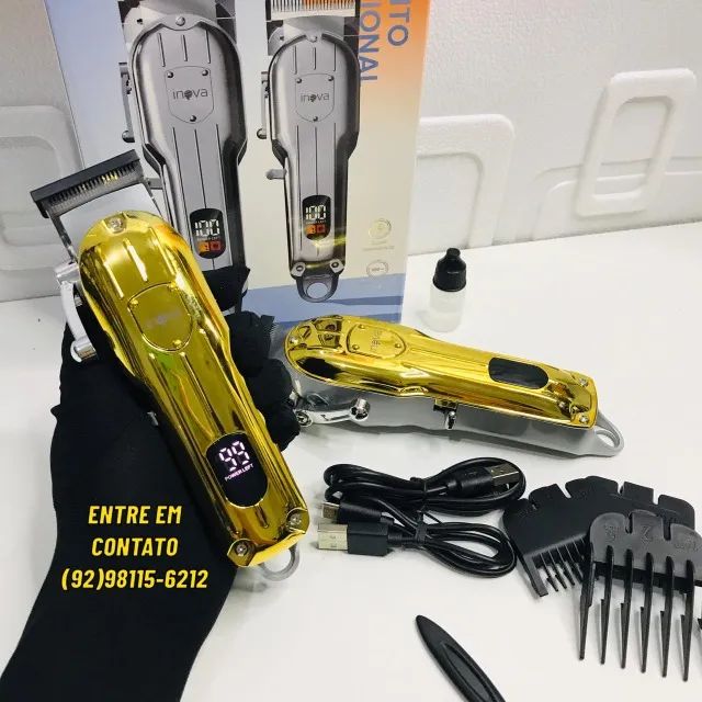 Máquina Dupla Profissional Corta Cabelo Kit - Entrega das 9 até 22hrs - Foto 2