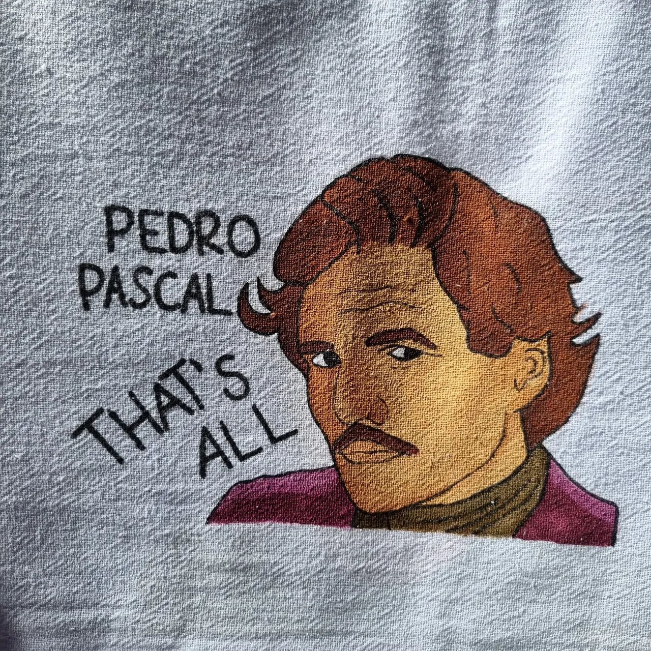 pano de prato Pedro Pascal meme  - Foto 2
