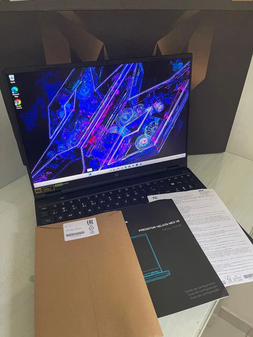 Notebook Acer predator helios i7 16gb rtx 4070  - Foto 3