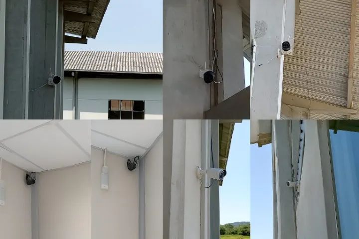 Trabalhamos com câmeras wi-fi/Cabo para ambientes internos e externos!