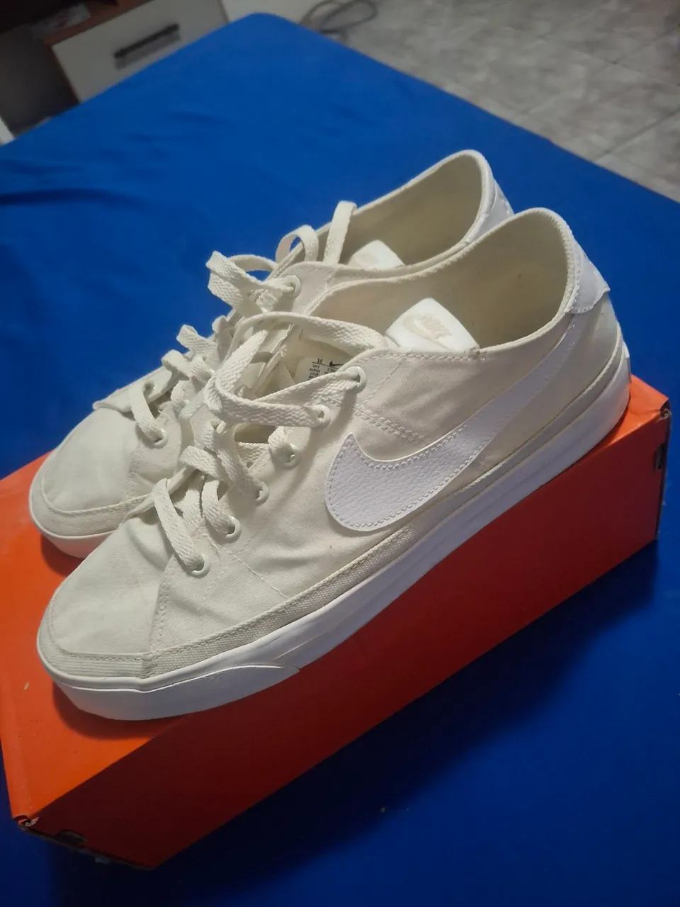 Tênis Nike Court Legacy - Branco Bege