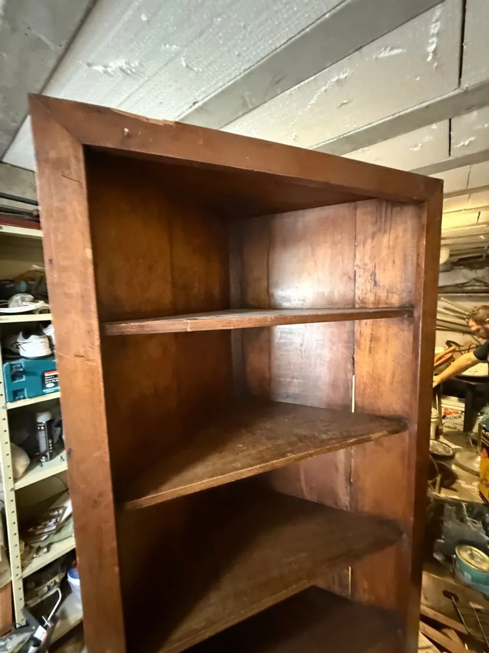 Estante de madeira maciça 64750747436419120