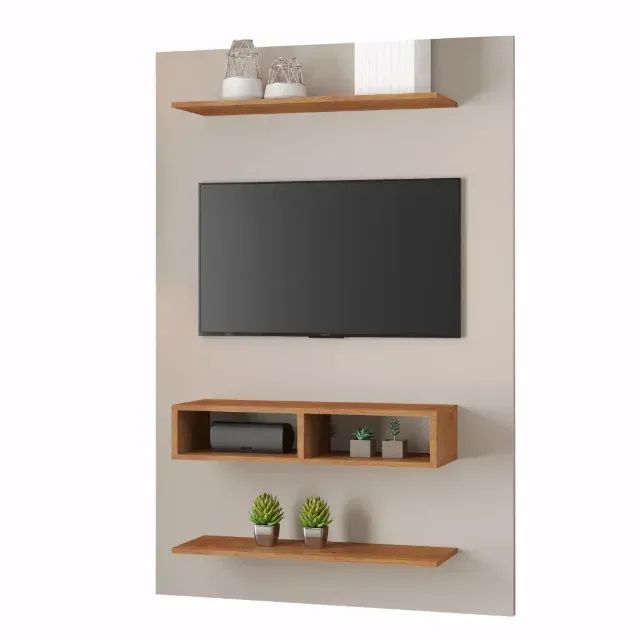 Painel Byte Off White/Mel - Foto 2