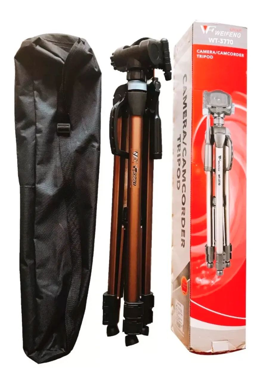 Tripé De Câmera Wenfeing Wt-3770 1.64cm - Usado - Foto 2