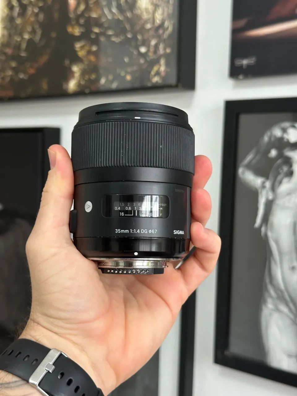 Lente SIGMA ART 35mm para Nikon Câmeras e Filmadoras
