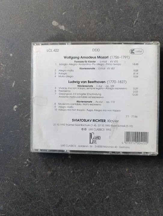Cd Sviatoslav Richter classic  - Foto 2