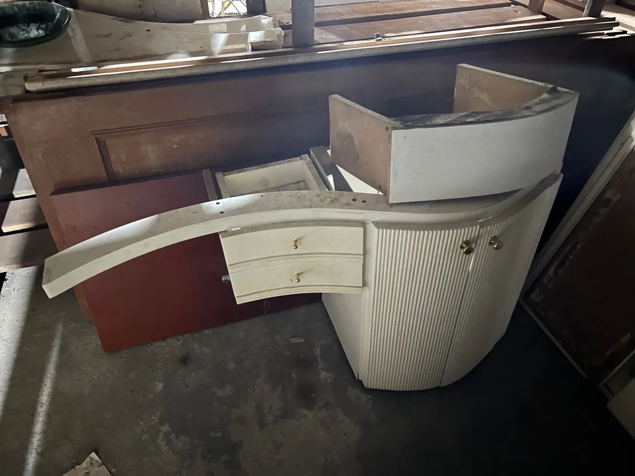 Pia em mármore com Cuba e armário 64842826483457122