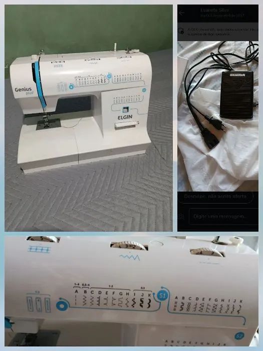 Máquina Elgin costura 64728251305987120