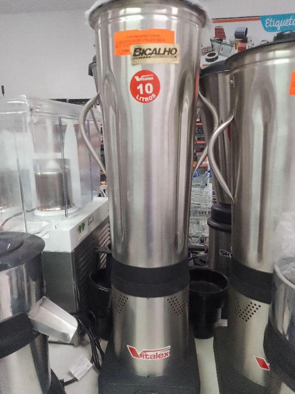 Liquidificador Industrial 10 Litros Vitalex Baixa rotação - NOVO