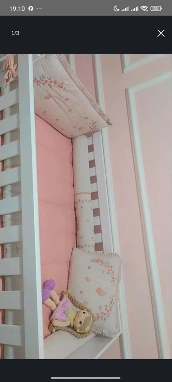 Vendo berço americano retro ,com colchão ,aceito cartão 