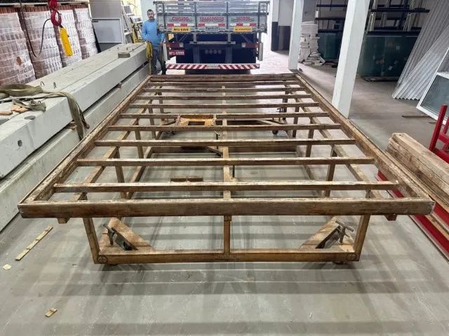 Mesa fixa industrial Agmaq para corte de vidro - Foto 3