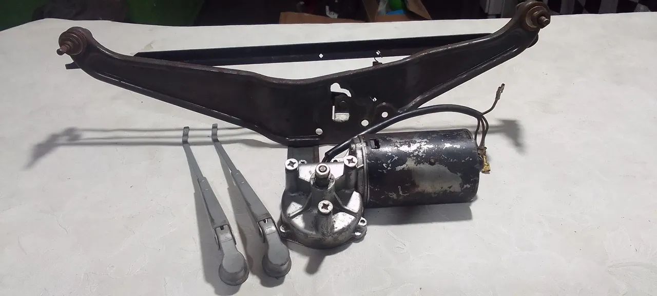Lote Motor & Braço+ Mecanismo limpador do Fusca 74/86.. Original!!!!