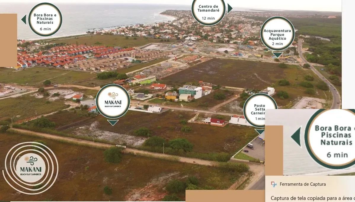 Repasse de flat na Praia dos Carneiros, com obras super avançadas! Entrega em breve! - Foto 2