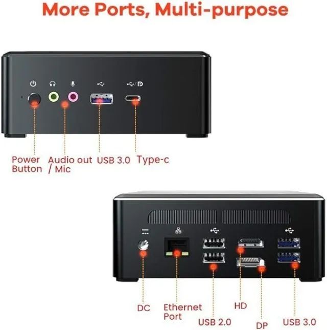 Mini PC Gamer Ryzen 7 + VEGA10 + 16GB DDR4 + NVME 512GB - Foto 2