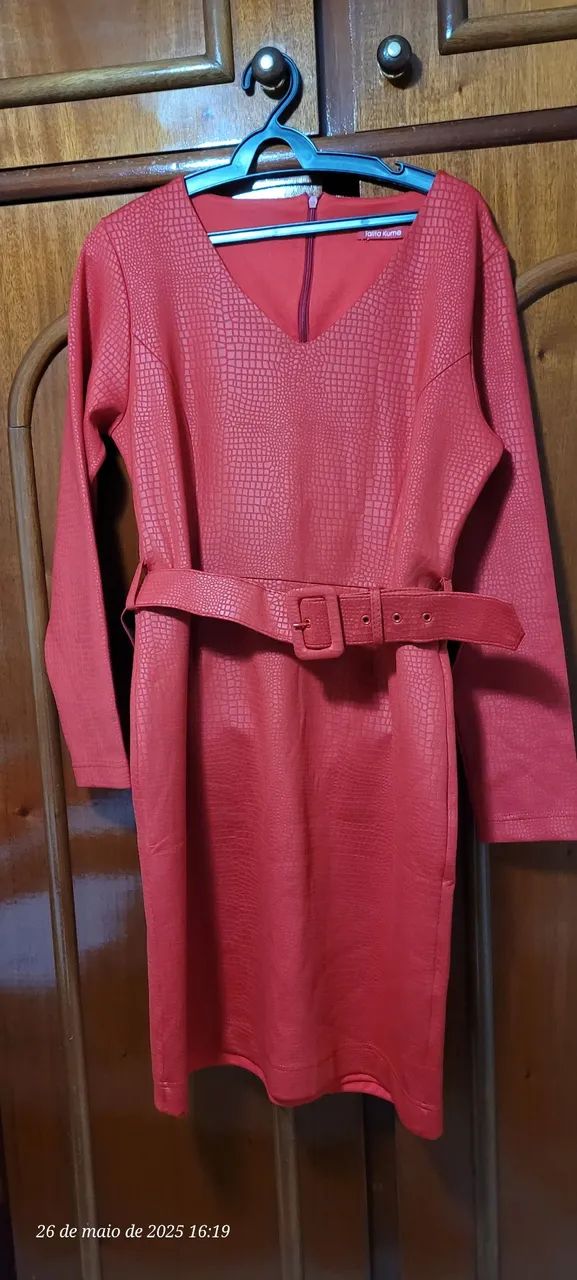 Vestido Vermelho Talita kume  - Foto 2