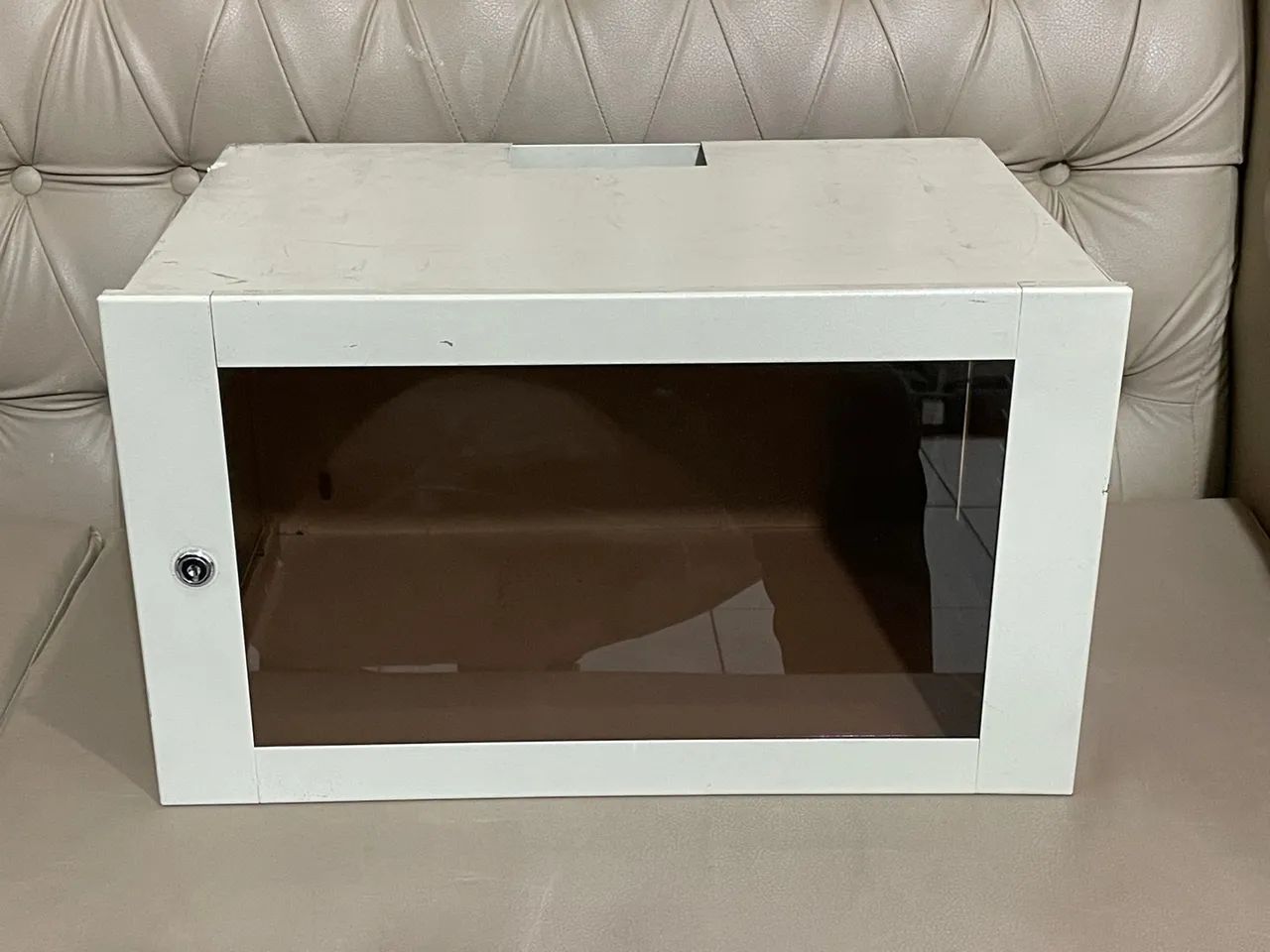 Mini Rack de Parede para Servidor e Rede em Aço 