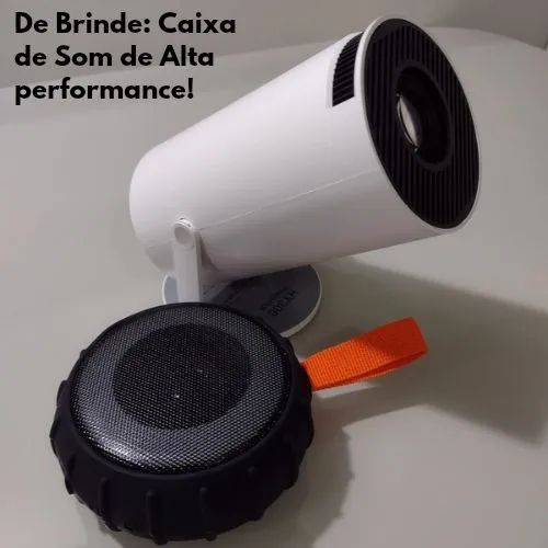Projetor HD Hy300 + Caixa de som Bluetooth 