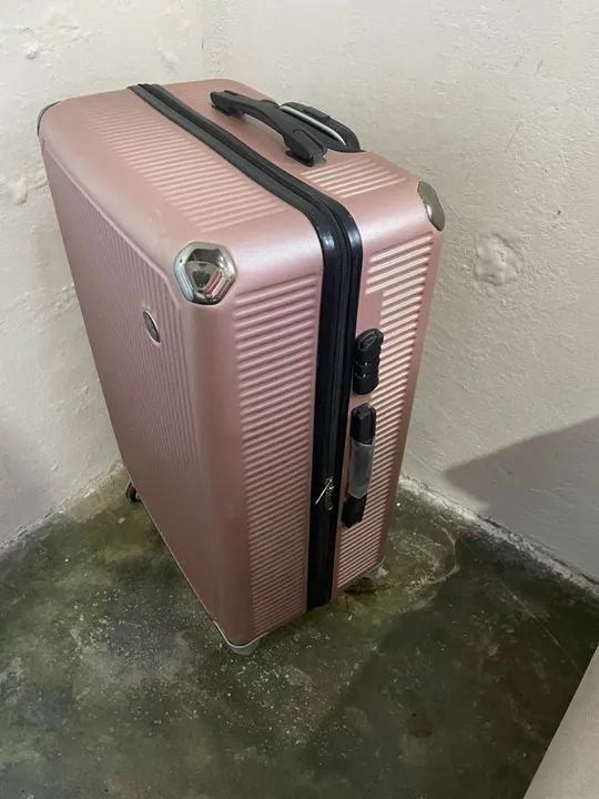 Mala grande rosa - ótimo estado! - Foto 2