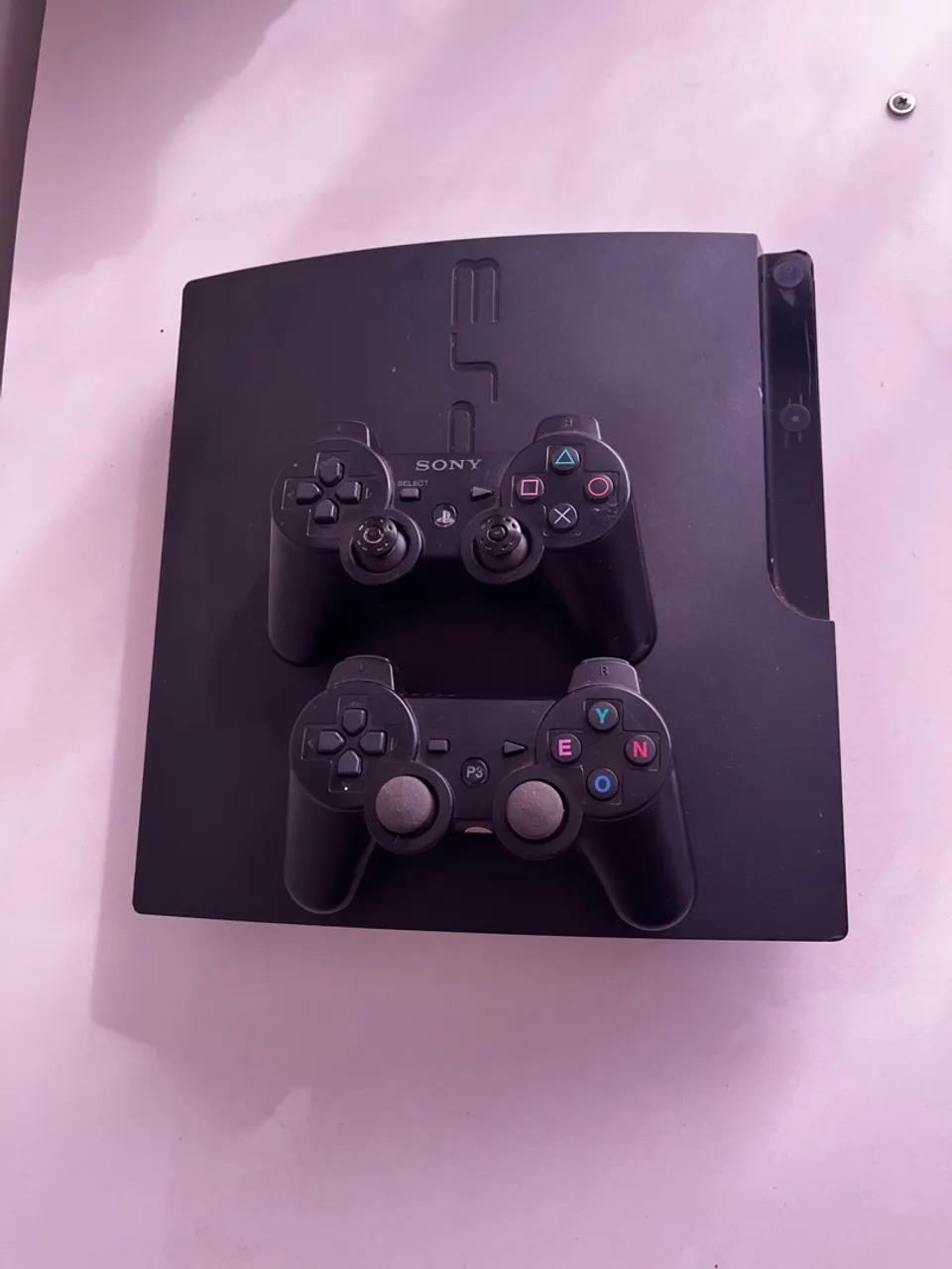 PlayStation 3 Slim com 2 Controles
