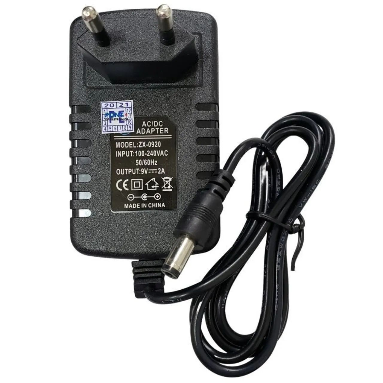 Fonte Carregador 9V 2A - Novo