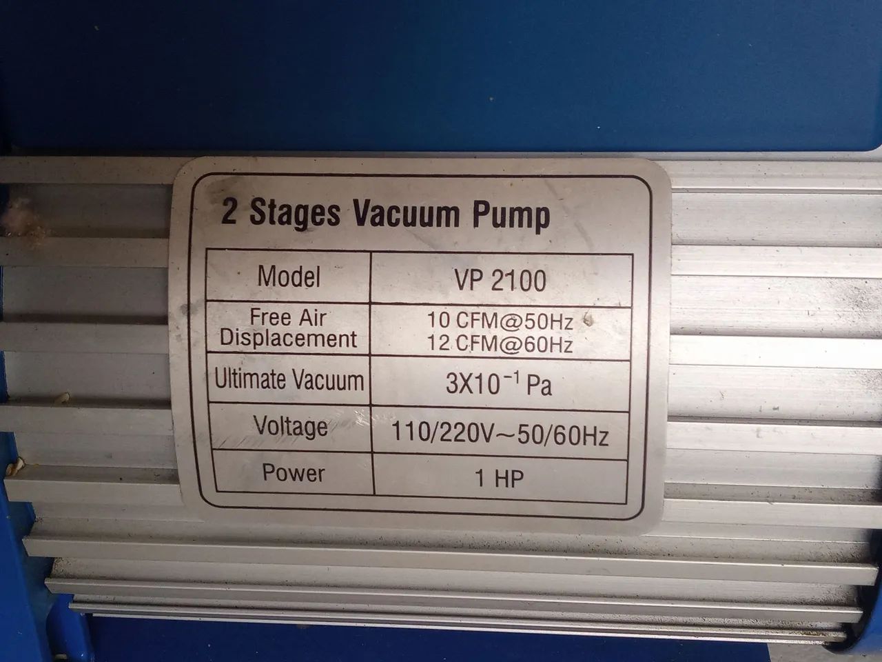 Bomba de Vácuo 2 Estágios - Ideal para Área Externa - Foto 3