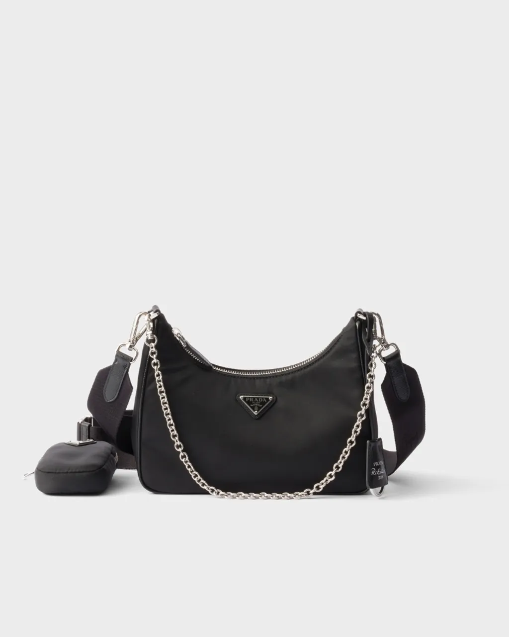 Bolsa Prada Preta nylon Re-edition 2005