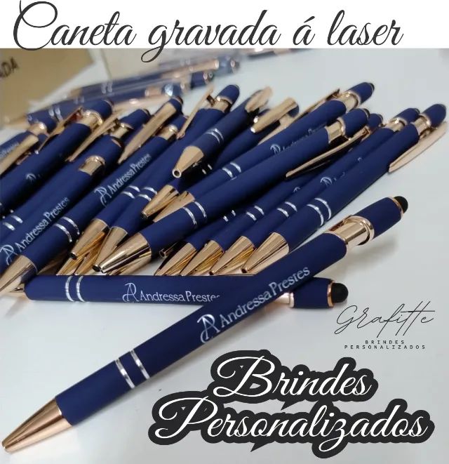 Gravação laser - caneta em metal