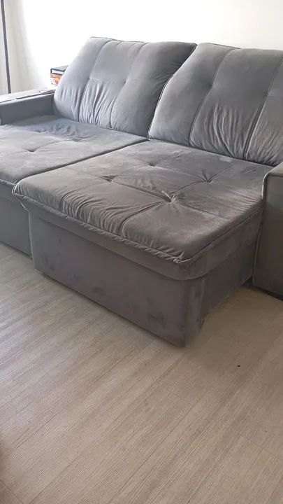 Sofá retrátil novo 6 lugares 