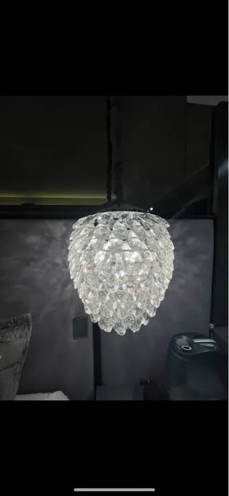 2 Lustres de Cristal Moderno.