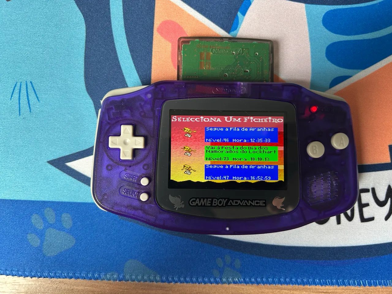 Game boy advance com tela IPS V5.4 - Peças e Acessórios de Vídeo