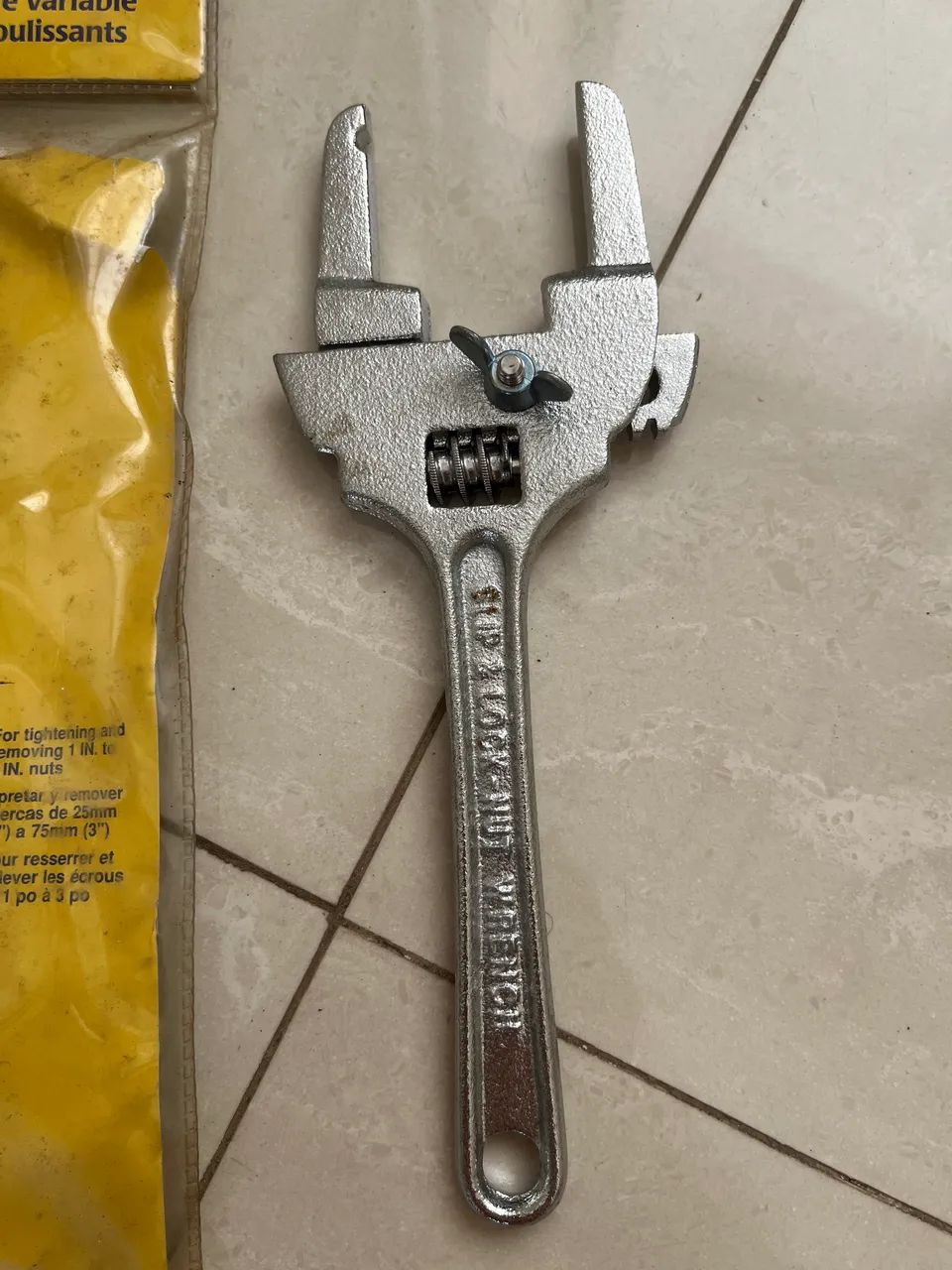 Ferramenta hidráulica alicate chave inglesa importado - Foto 3