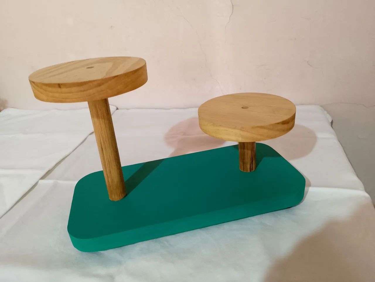 Suporte para vasos de plantas ou flores com pezinhos antiderrapante. - Foto 2