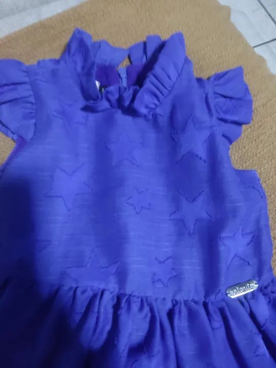 Vestido azul Tam 1 - Foto 2