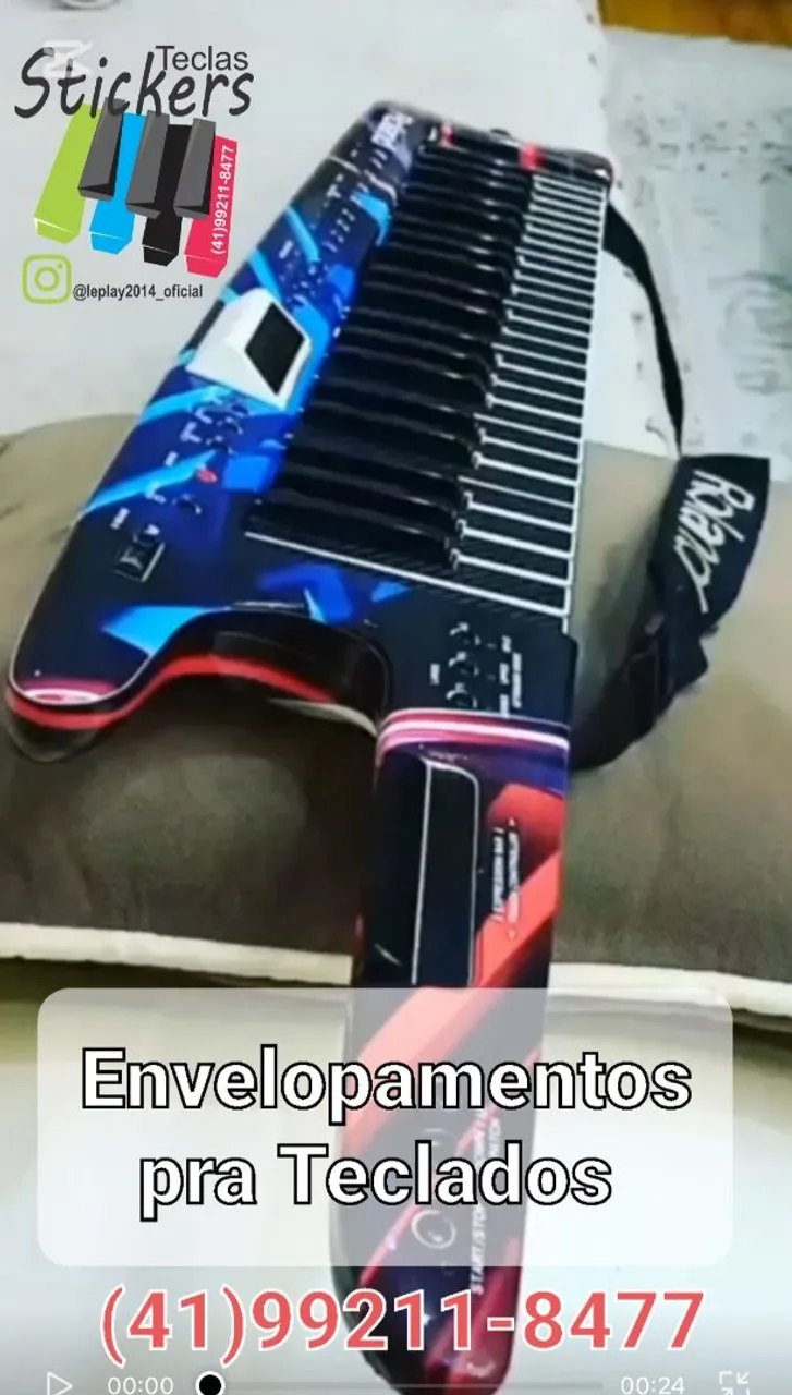 Teclado Roland Envelopado - 