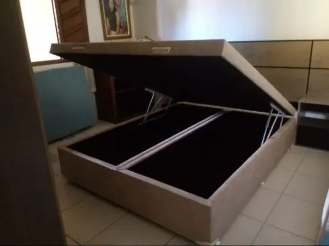 CAMA CASAL BOX E BAU 