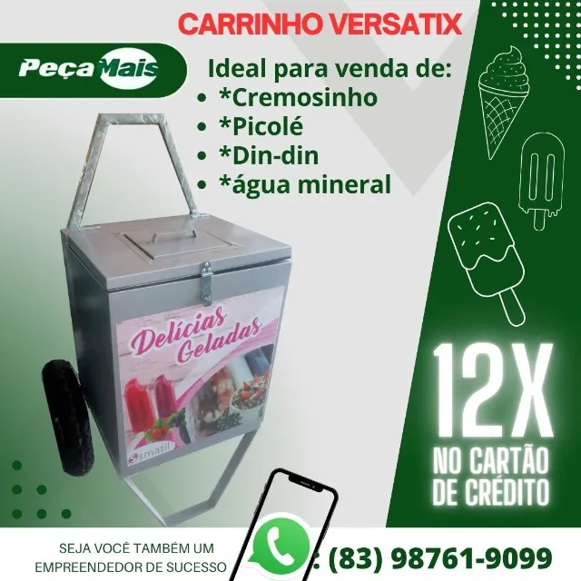 Carinho Térmico Picolé, Cremosinho, Sobremesas.