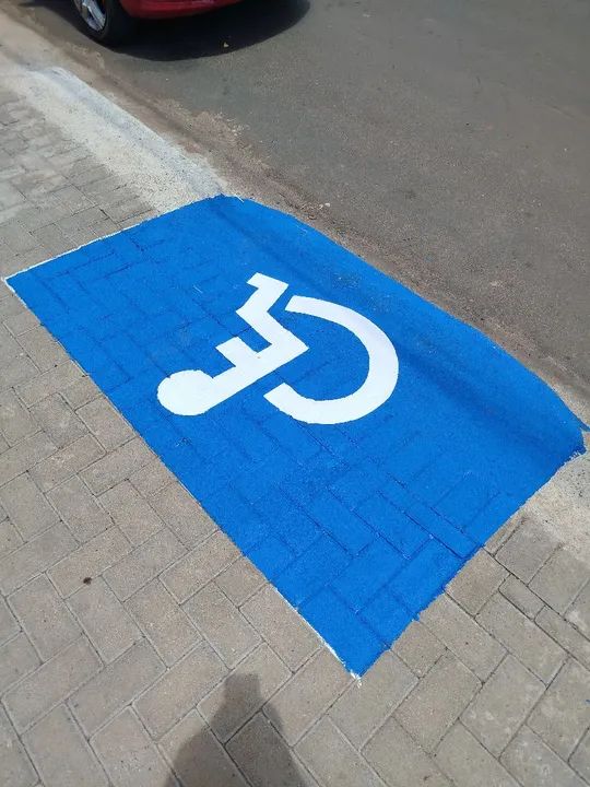 Pintura de demarcação e letras - Foto 2