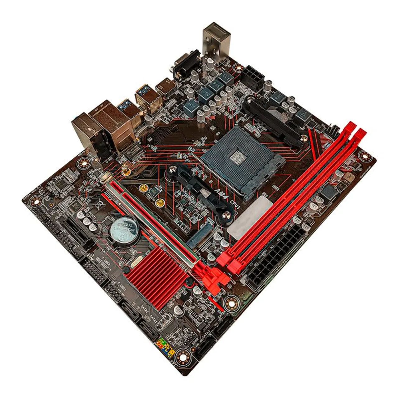PLACA MÃE A520M TITANIUM | SOCKET AM4 - DDR4 - M.2 NVMe - CLANM - Foto 2