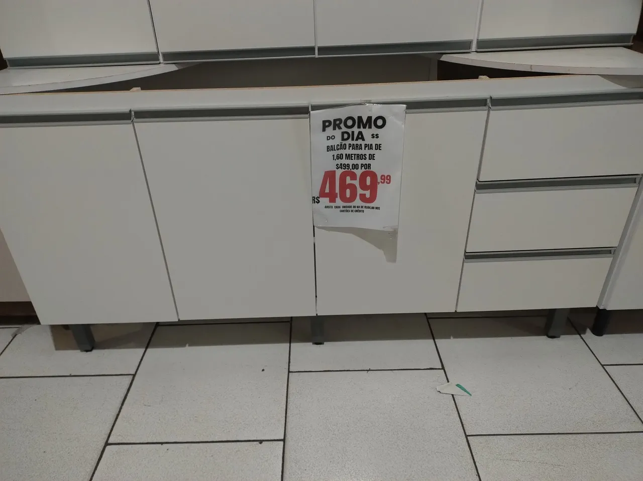 Balcão para Pia 1,60 Metros - Promoção do Dia!