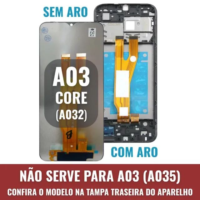 Display Tela Touch Frontal A03 Core A032m - Foto 2