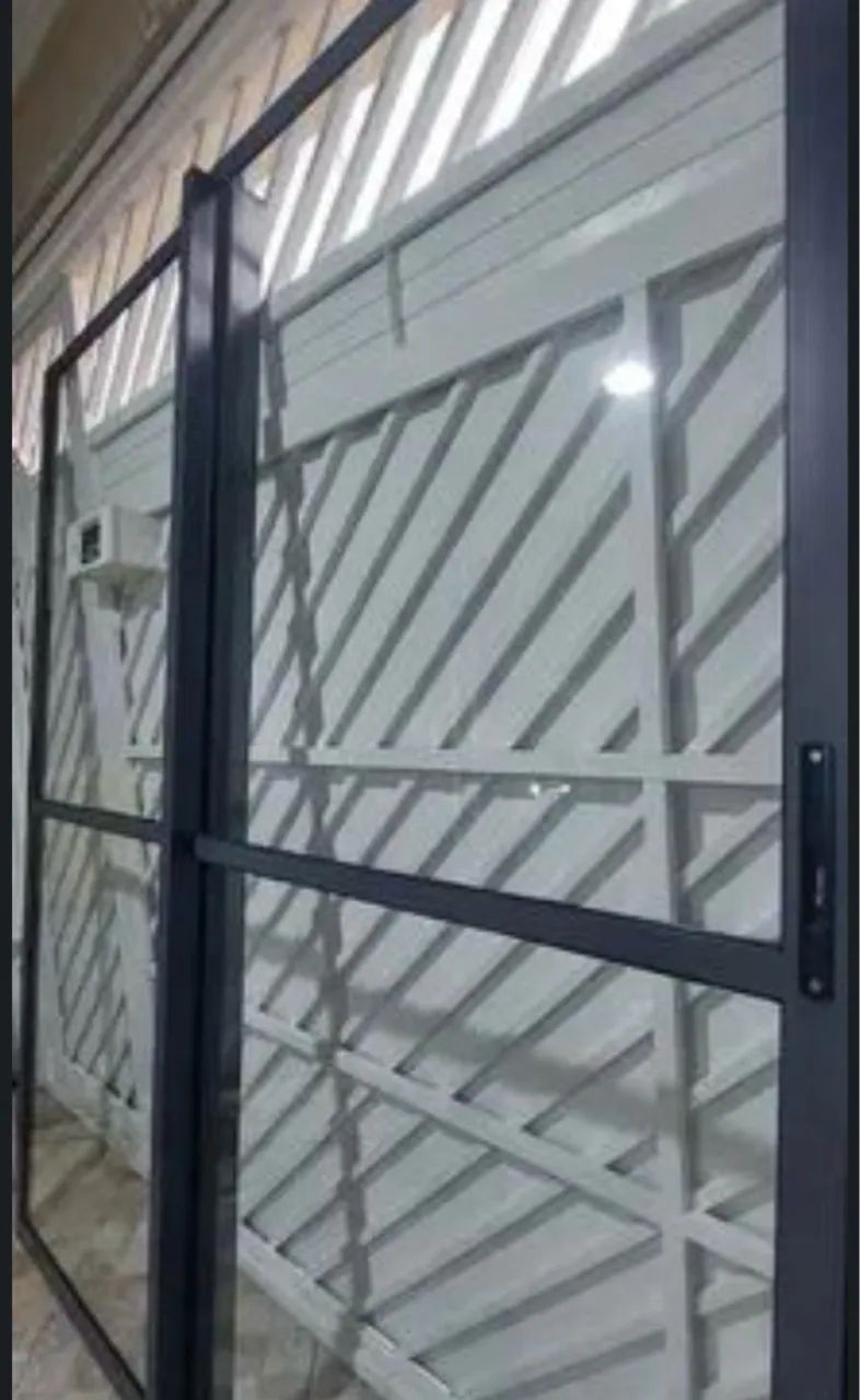 Portão balcão linha gold cinza escuro  - Foto 3