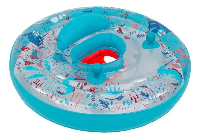 KIT PRAIA BEBÊ: barraca UV+50 e bóia Decathlon, bomba e piscina inflável - Foto 6