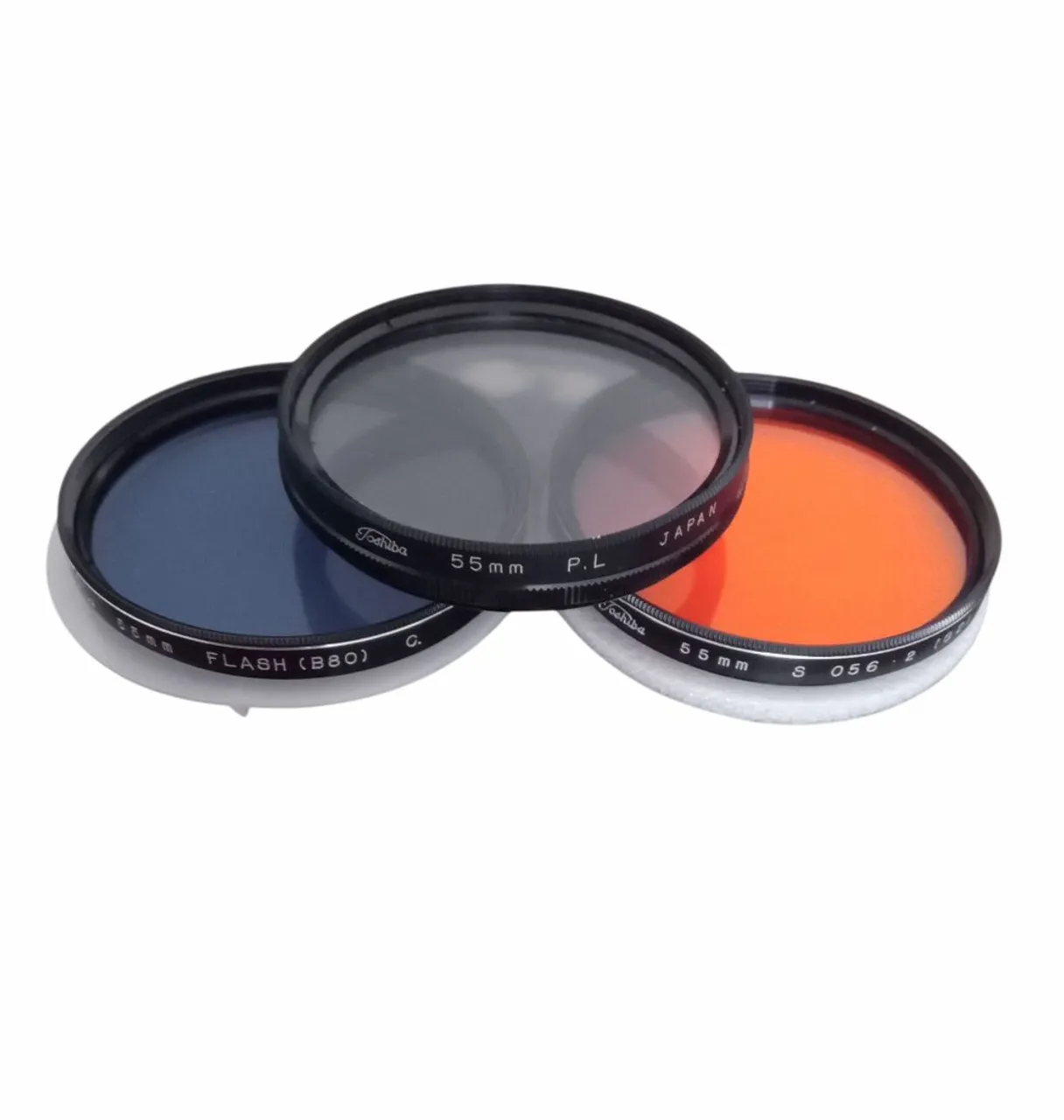 Kit 3 Lentes Filtros para Câmera Fotográfica 55mm