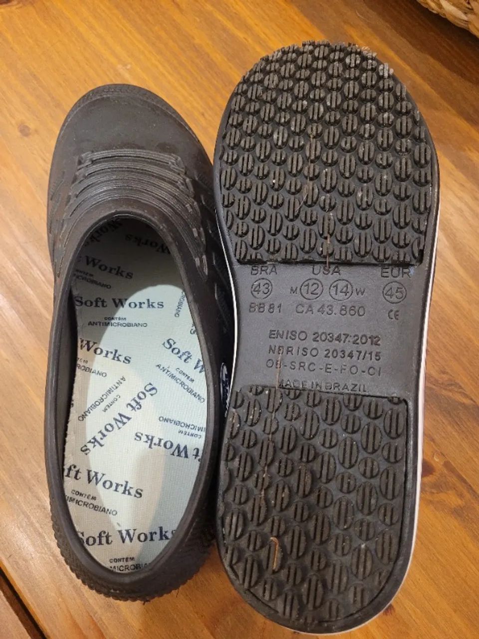 Sapatenis Antiderrapante Softworks Bb81 Cozinha Enfermagem 43 - Foto 5