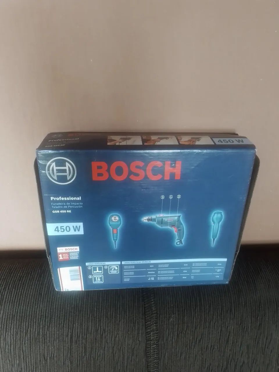 Furadeira de Impacto Bosch 450W - Foto 2