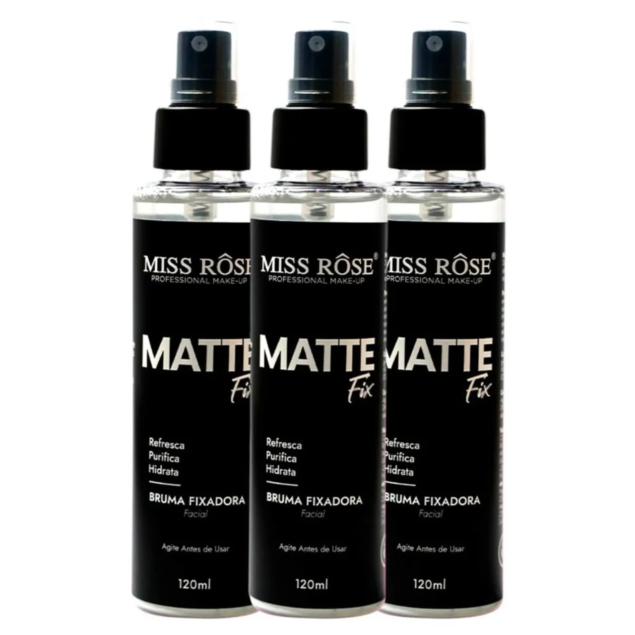 Bruma Fixadora Matte MissRôse - Fixação e Refrescância