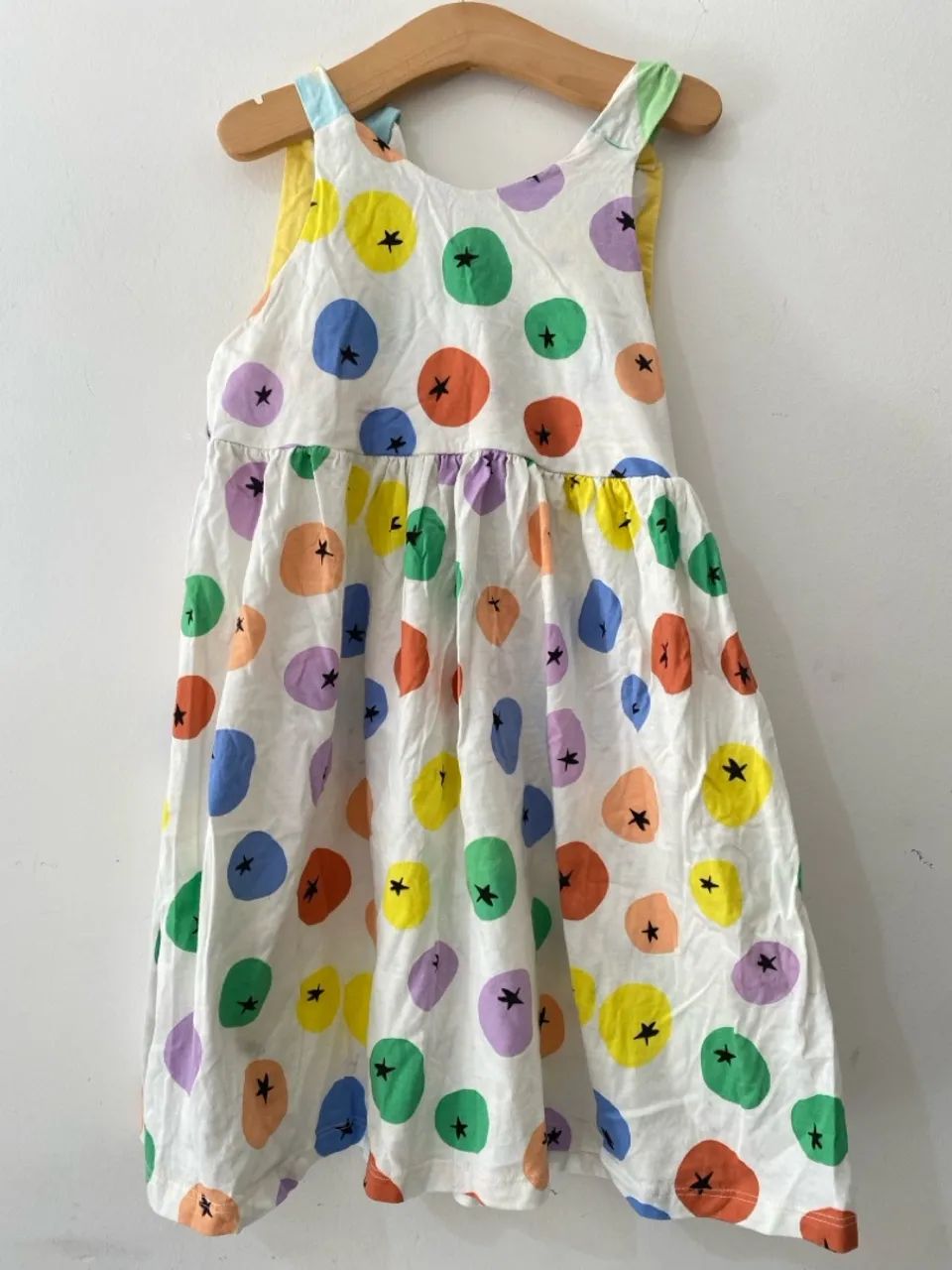 Vestido Infantil Colorido com Estampas Divertidas