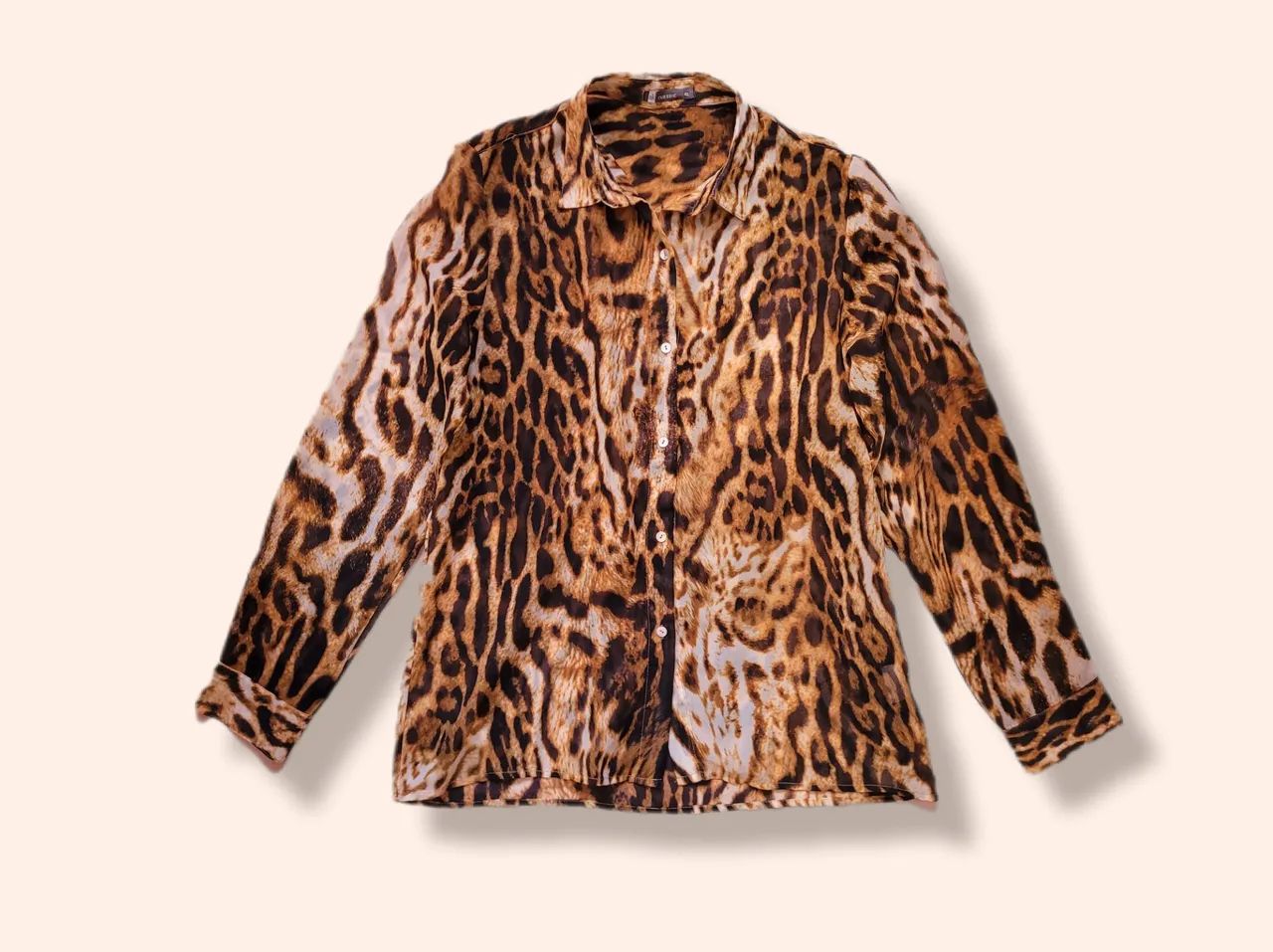 Camisa Animal Print Feminina