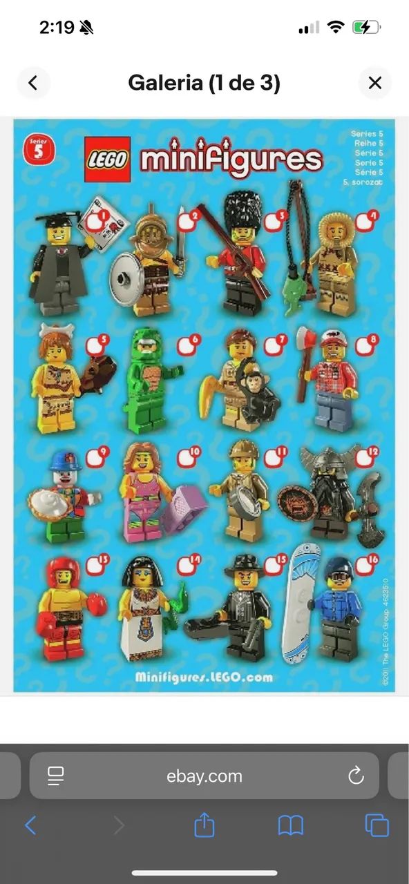 Lego Mini Figures Série 5  - Foto 2